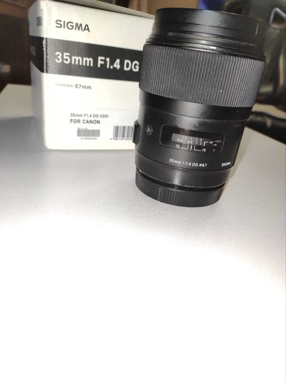 Sigma 35mm f/1.4 DG HSM Art для Canon EF