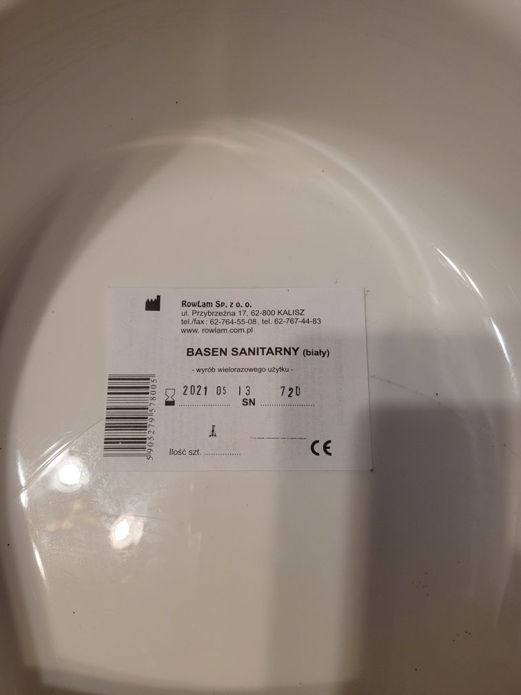 Basen sanitarny Biały Nowy