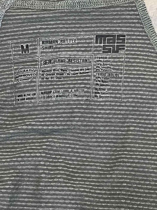 Убакс, Бойова сорочка оригінал, Massif USA, вогнетривка сорочка армії