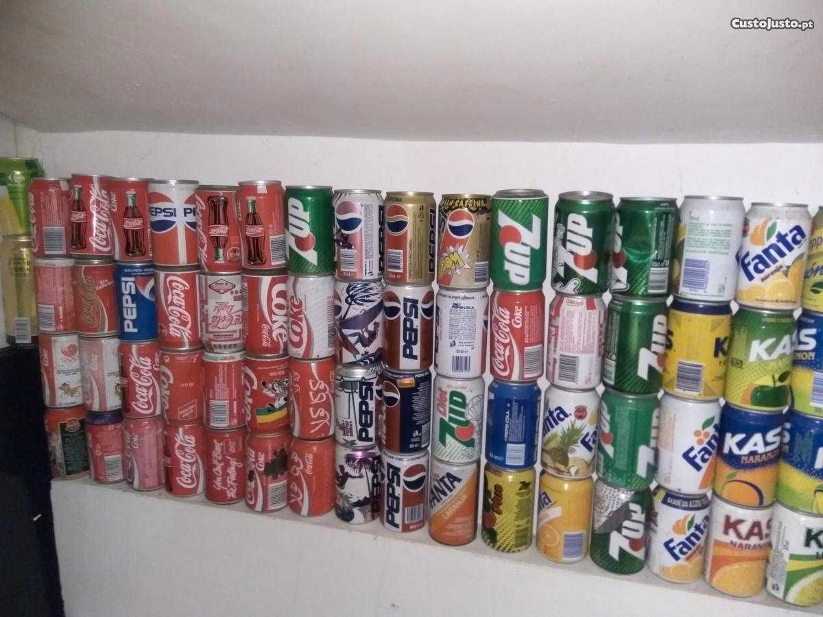 Latas várias marcas