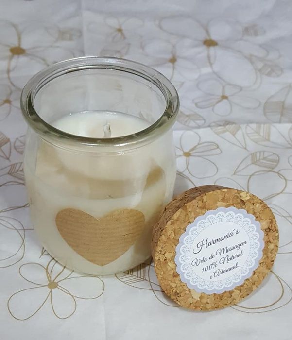 Velas de Massagem 100%Naturais e Artesanais