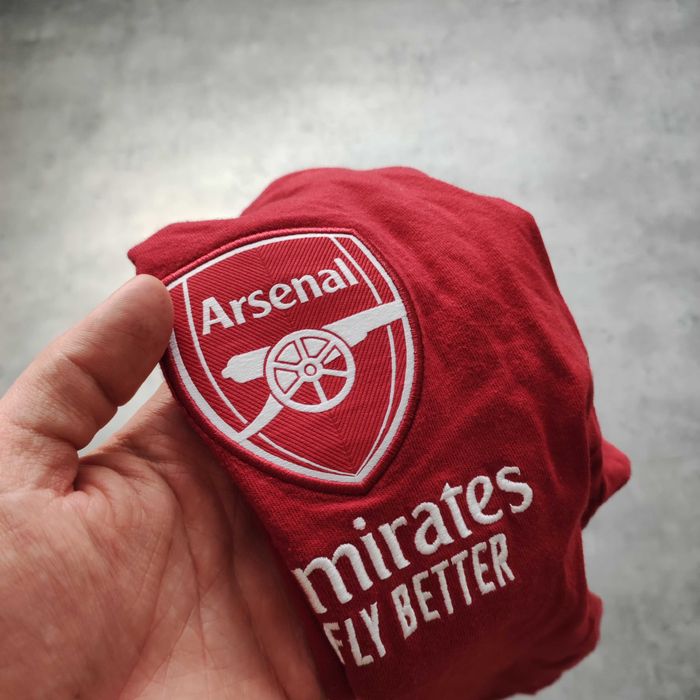 MĘSKA Koszulka Bawełna PREMIUM Football Adidas Arsenal Londyn Haft