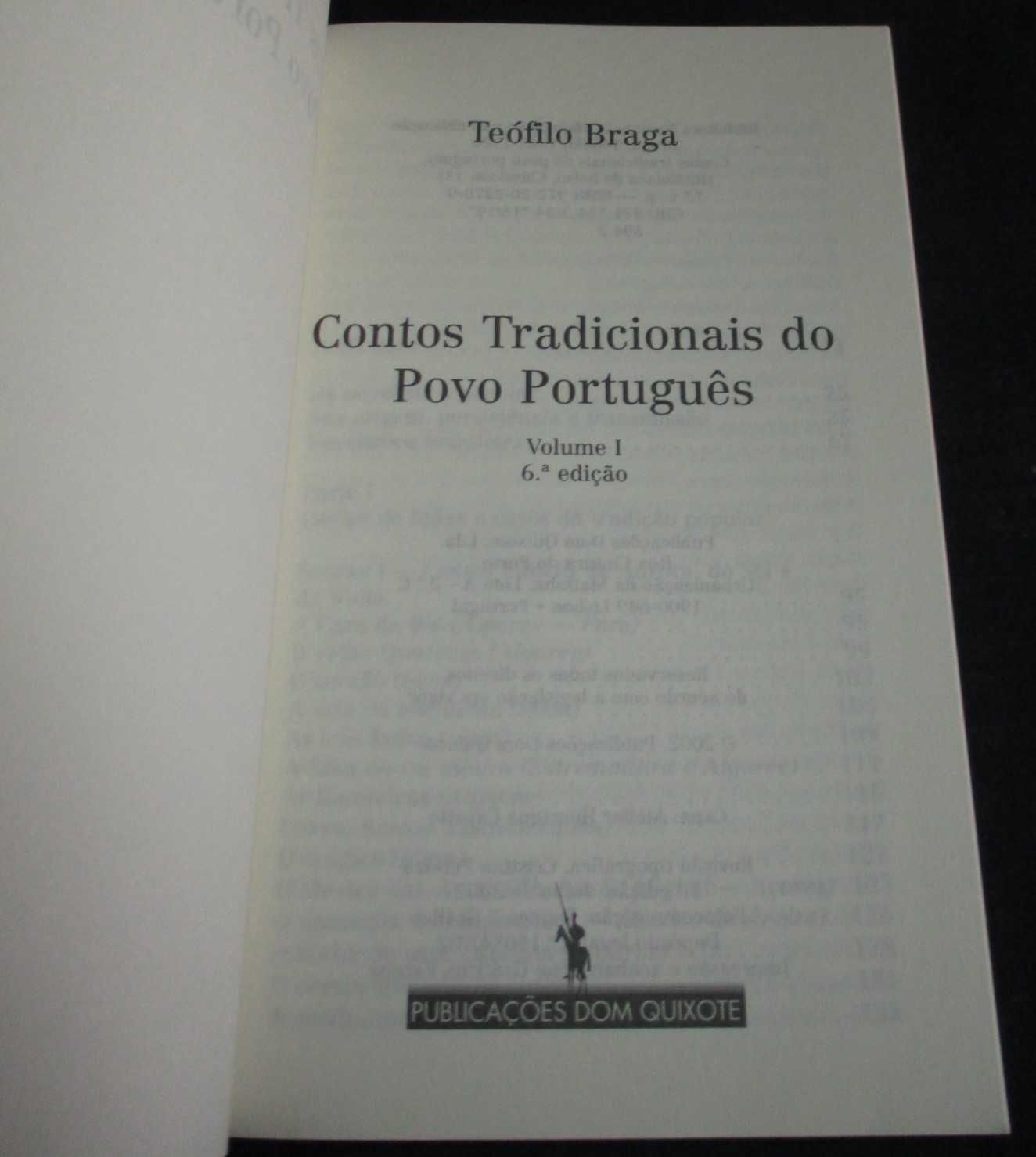 Livro Contos Tradicionais do Povo Português Teófilo Braga