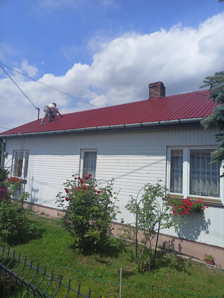 Malowanie wlewacji oraz dachow