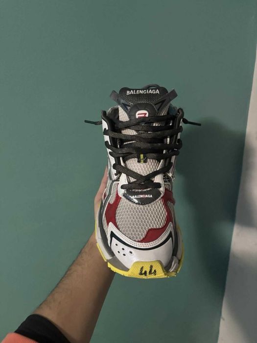 Tênis Balenciaga Runner 2022, preto, branco e amarelo fluorescente43