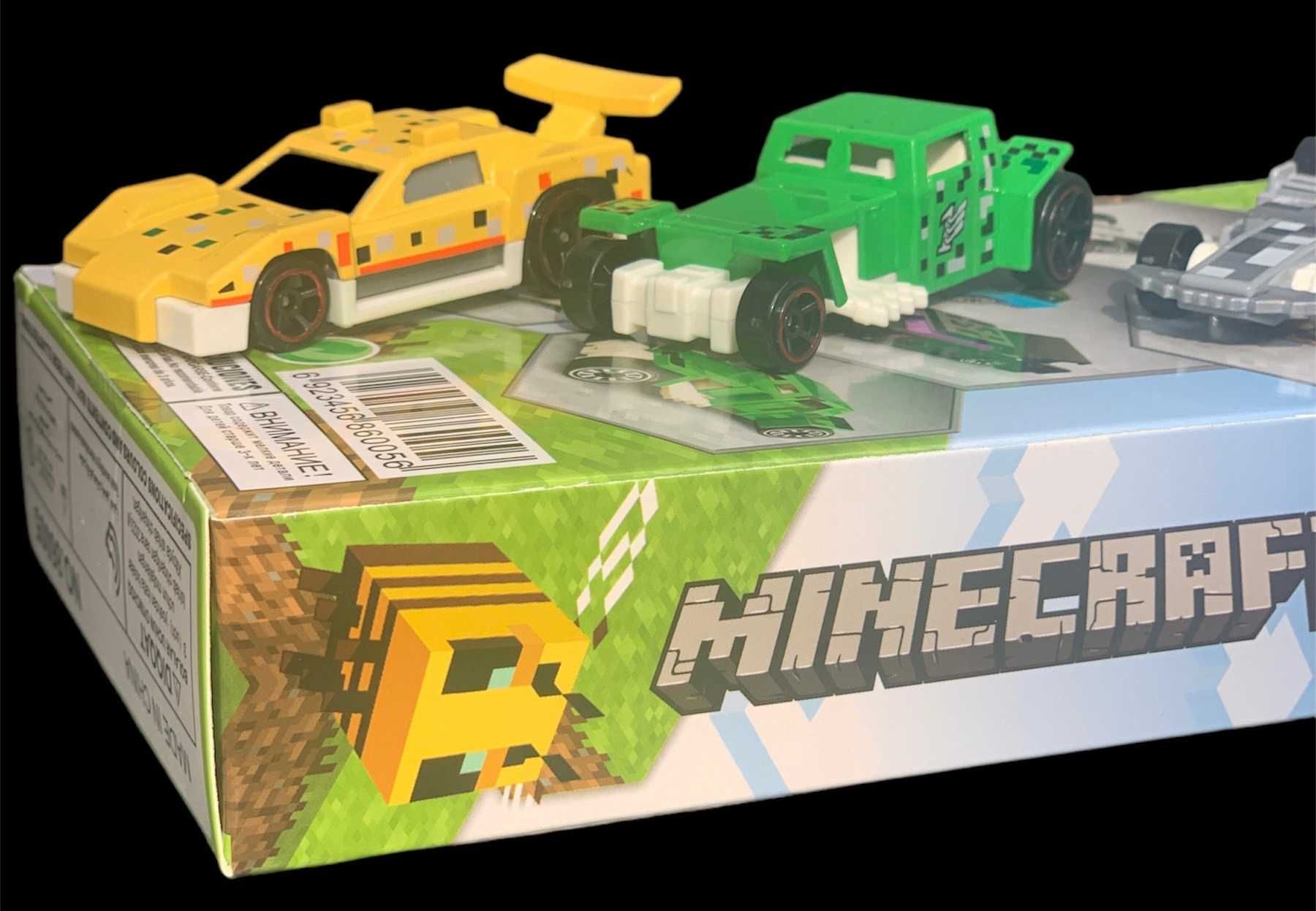Minecraft Samochodziki Metalowe Zestaw autka Resoraki nie HotWheels