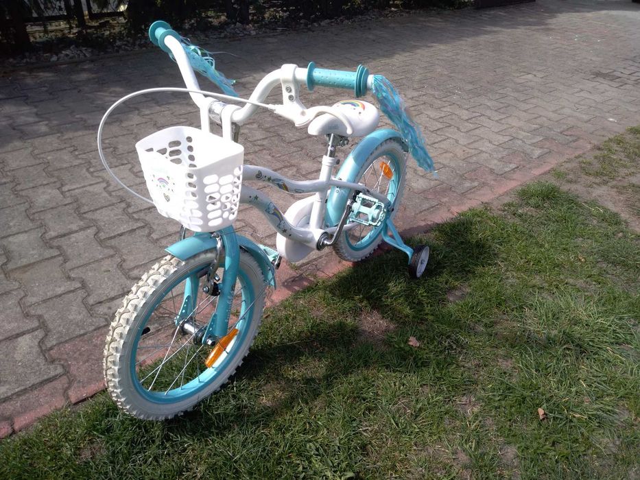 Rowerek dziecięcy dla dziewczynki 4-6 lat, 95-120cm wzrostu