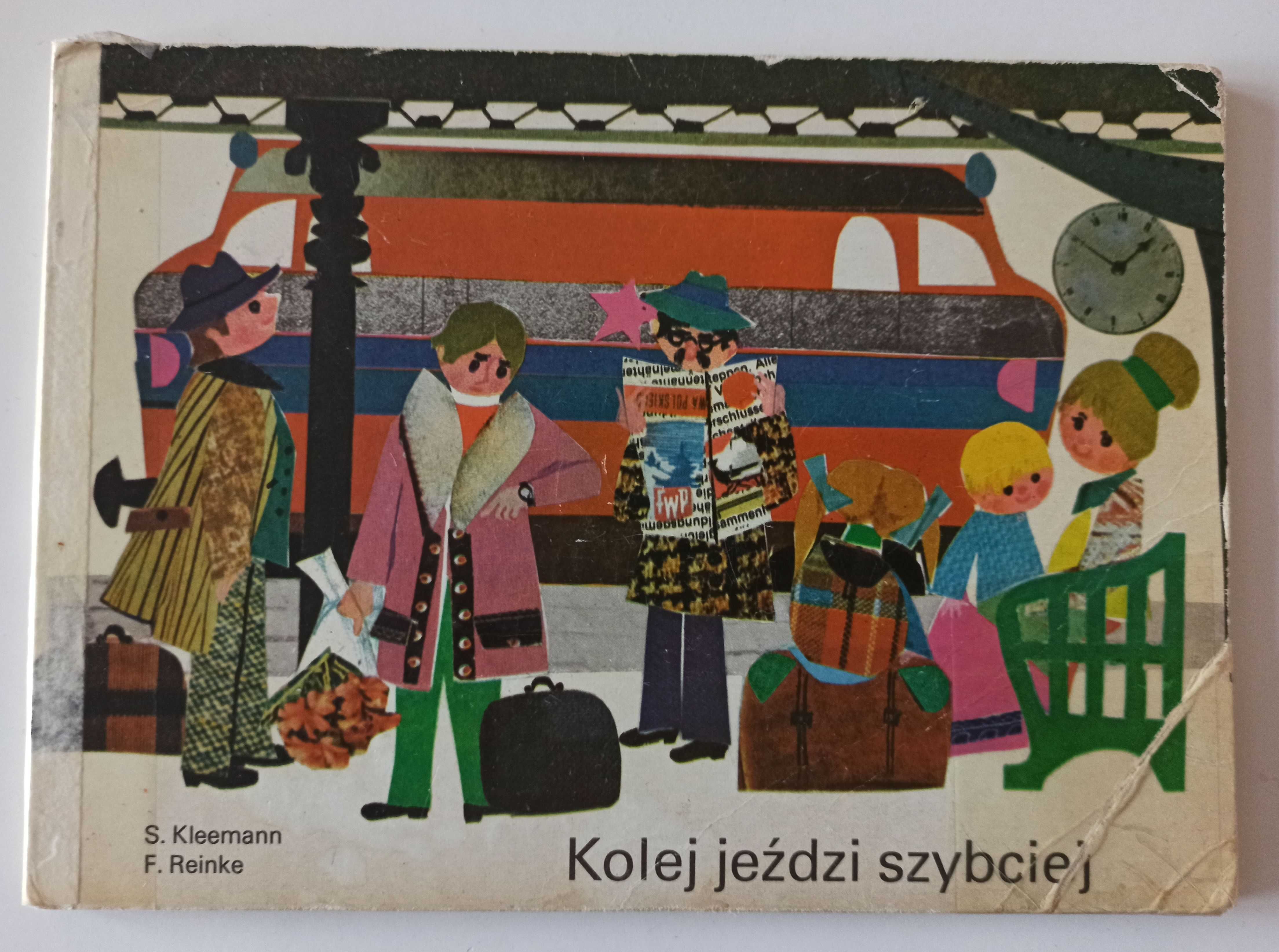 Kolej jeździ szybciej twarda książeczka +4 lata 1978