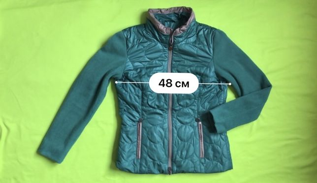Куртка жін, розмір М (наш 46) фліс легка тепла, зелена