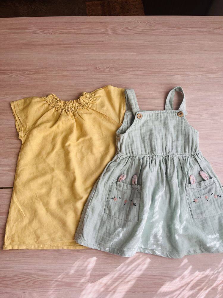 Платье, сарафан лен, муслин Zara,George 2-3 г