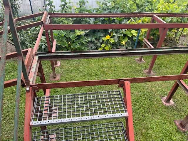 Najazd samochodowy / rampa obsługowa – konstrukcja metalowa