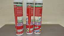 Silikon sanitarny mapei 113 gris ciment 4 szt.