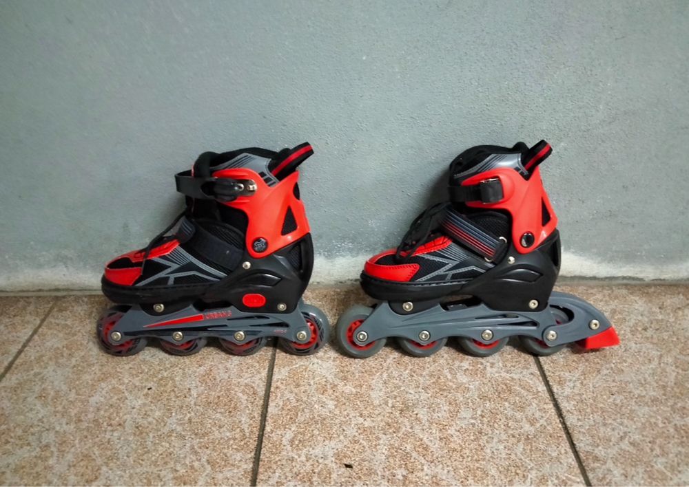 Patins em linhas com proteções *Urgente*