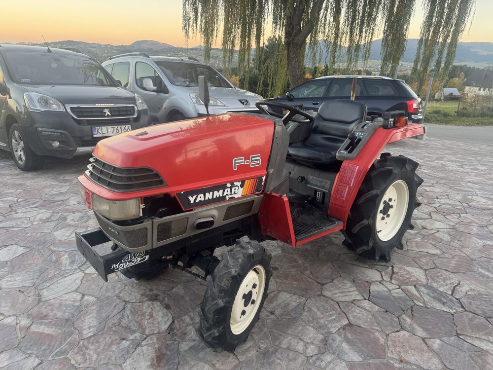Traktorek 4x4 Yanmar F5 japoński 15KM traktor ciągnik 14900zł netto