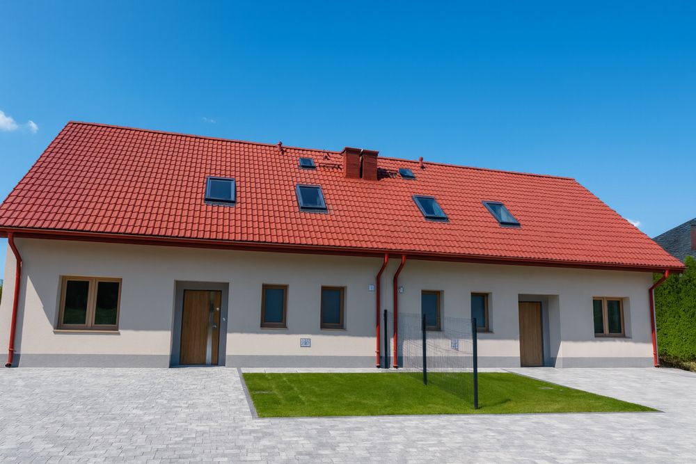Dom w zabudowie bliźniaczej- stan deweloperski Rekuperacja  Stanowice