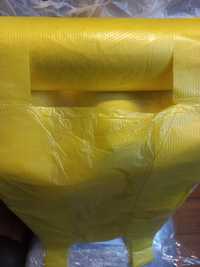 Пакеты майки жёлтые 24×46см, с ручками, для пищевых продуктов