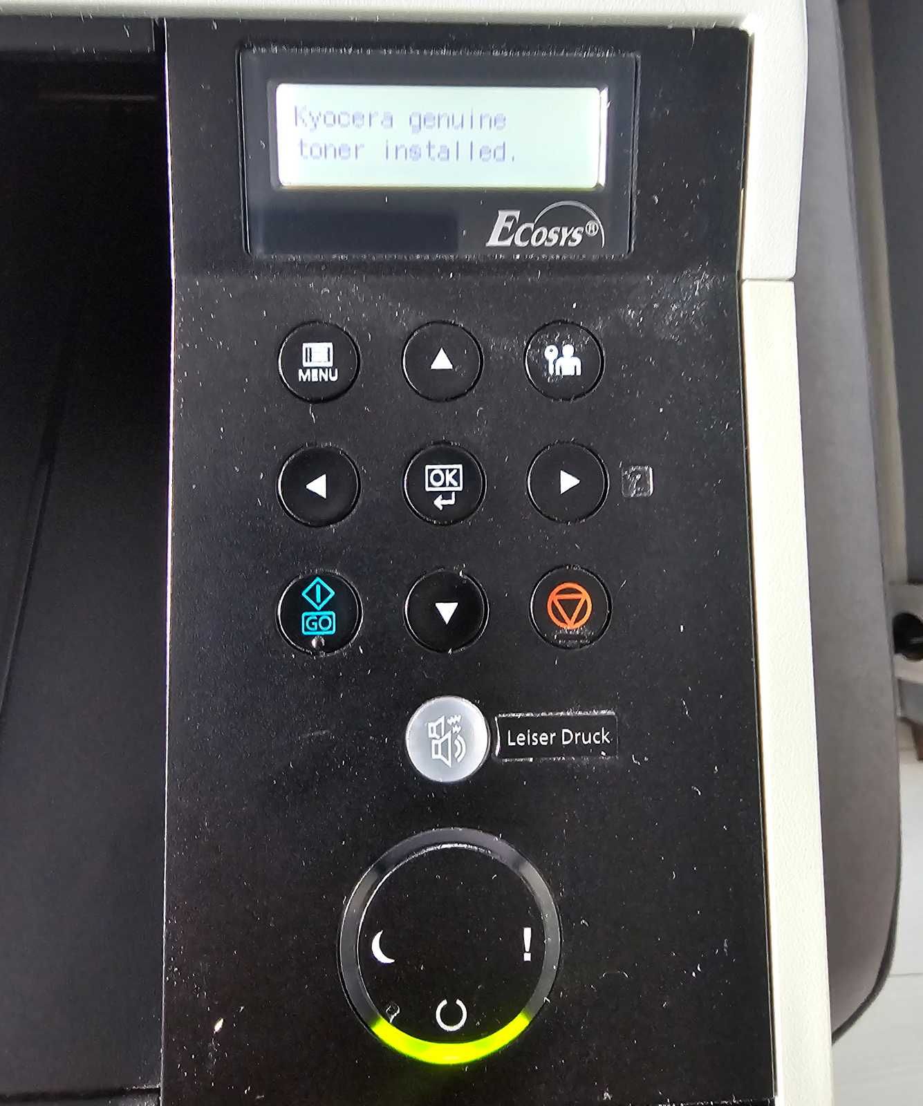 Drukarka laserowa Kyocera P2040dn, druk monochromatyczny i dwustronny.