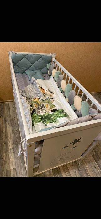 Дитяче ліжечко ведмедик маятник