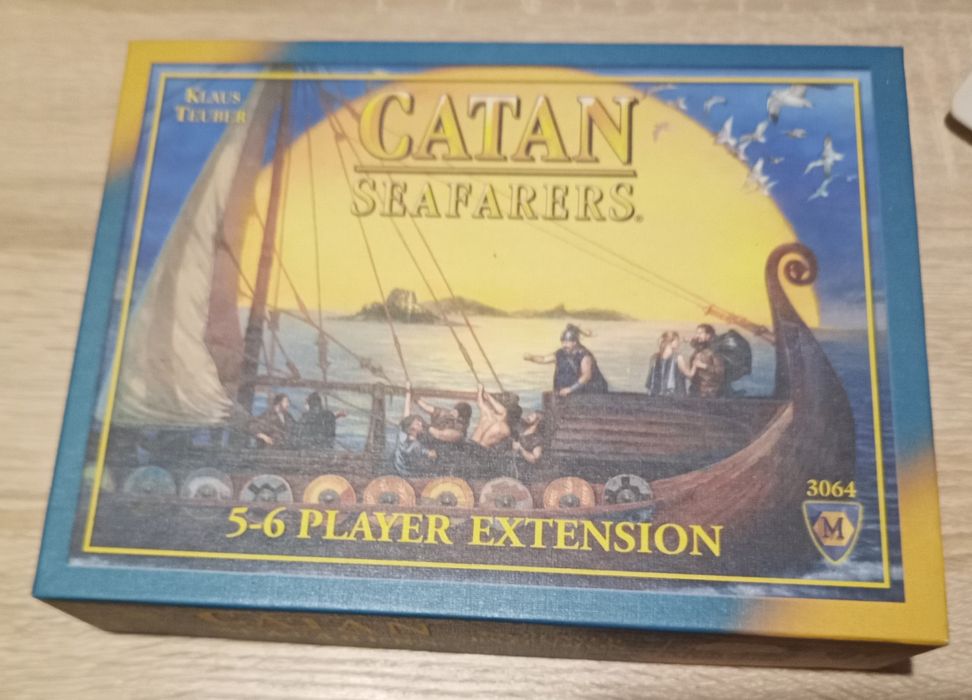 Catan (osadnicy z Catanu) Żeglarze dodatek 5-6 graczy DREWNO