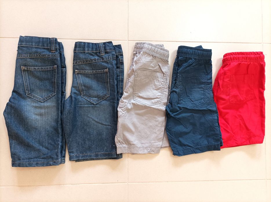 Lote de 5 Calções para Rapaz (5-6 anos)