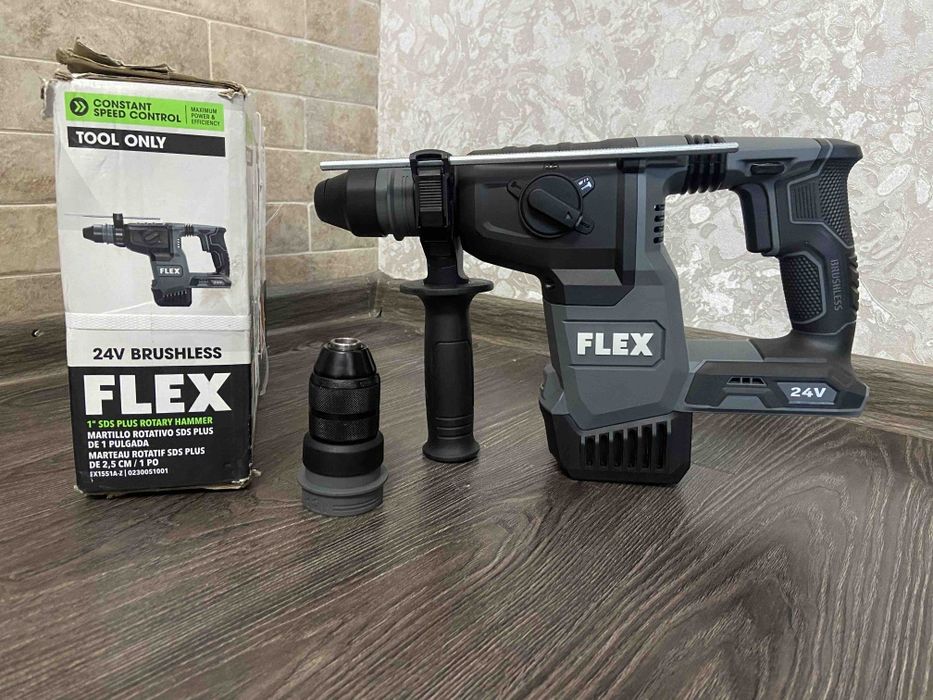 FLEX 24V 1-in SDS Plus Variable Speed Cordless Rotary Hammer Drill