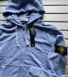 Зип худи Stone Island Голубой | Зипка Стон Айленд | Стоник Мужской