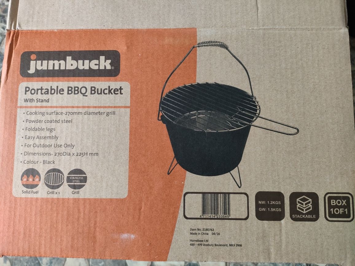 Grill Jumbuck Portable BBQ Bucket