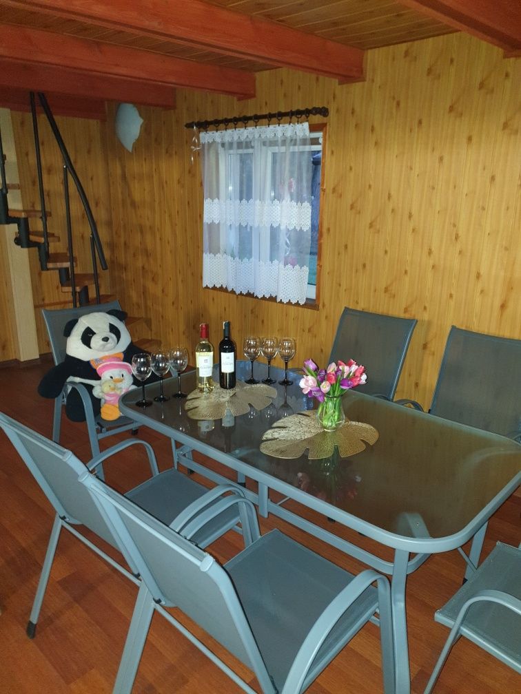 Urokliwy domek dla 6os. - Wypoczynek w lesie, jacuzzi balia