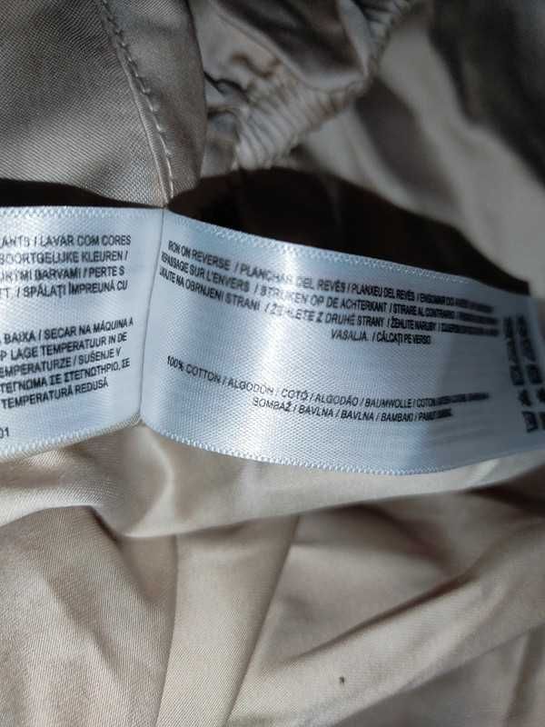 Nowe prześcieradło bawełniane satynowe Primark 130 x 200 cm z gumką