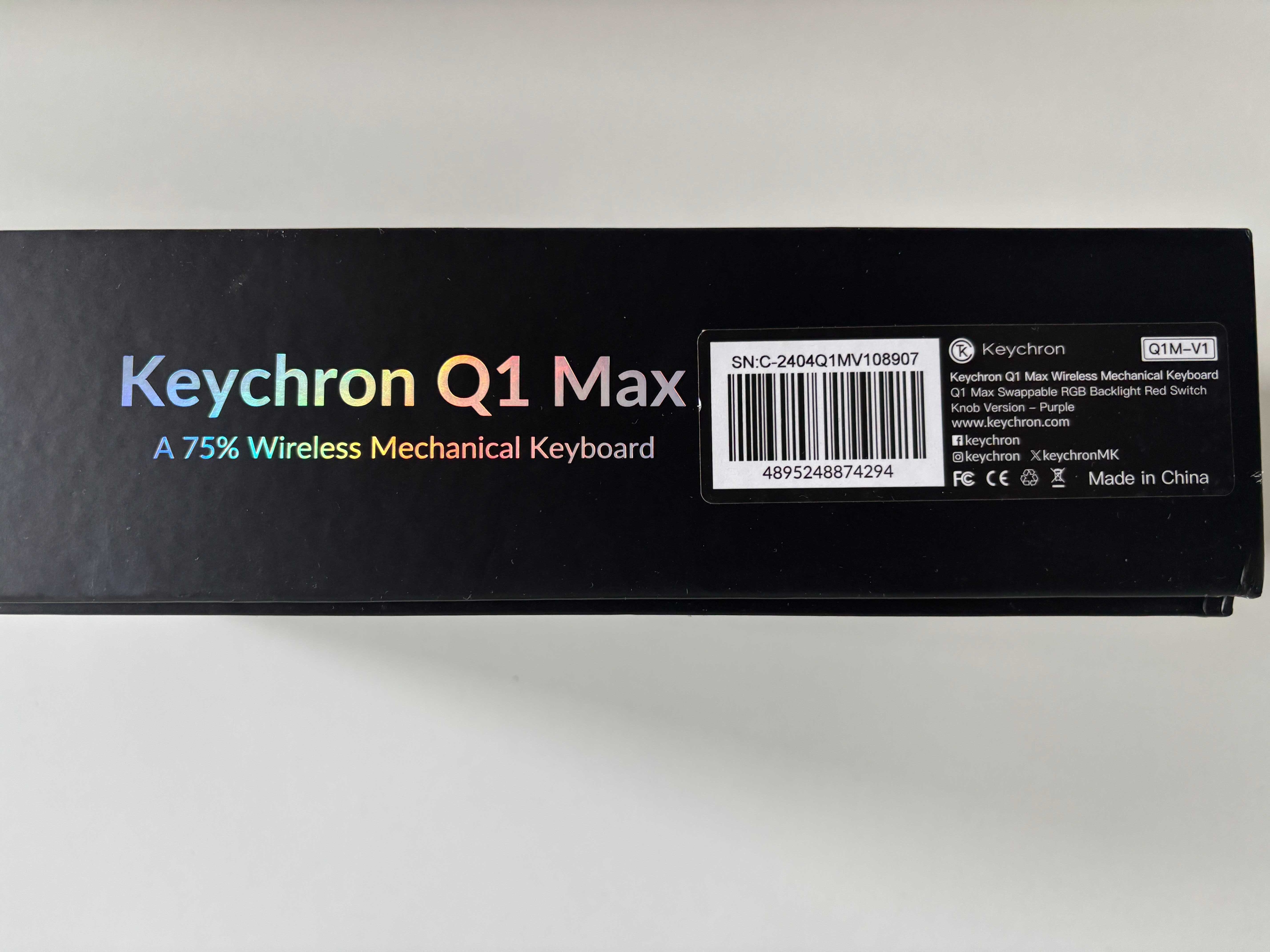 Klawiatura mechniczna Keychron Q1M-V1 MacOS Windows Podświetlana Metal
