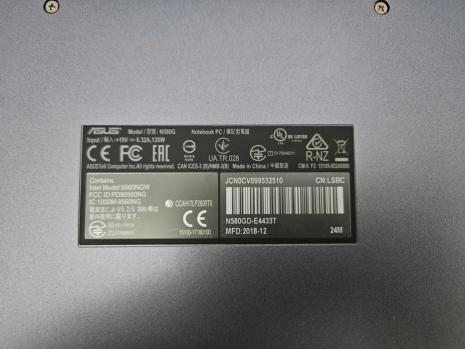 Laptop Asus VivoBook15 15,6  Intel Core i5 32 GB  RAM/ 256 GB/ 1 TB HD