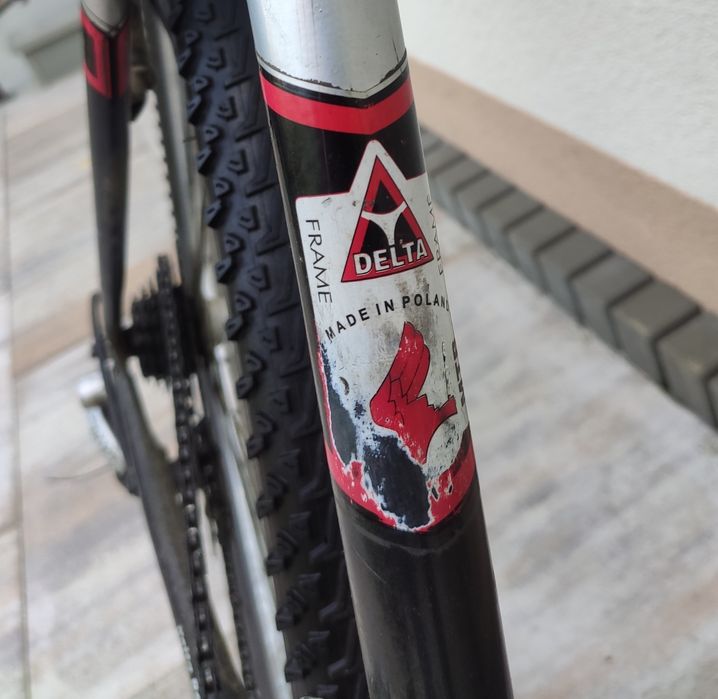 Rower DELTA POLSKI Górski MTB młodzieżowy męski 26" koła opony LEKKI