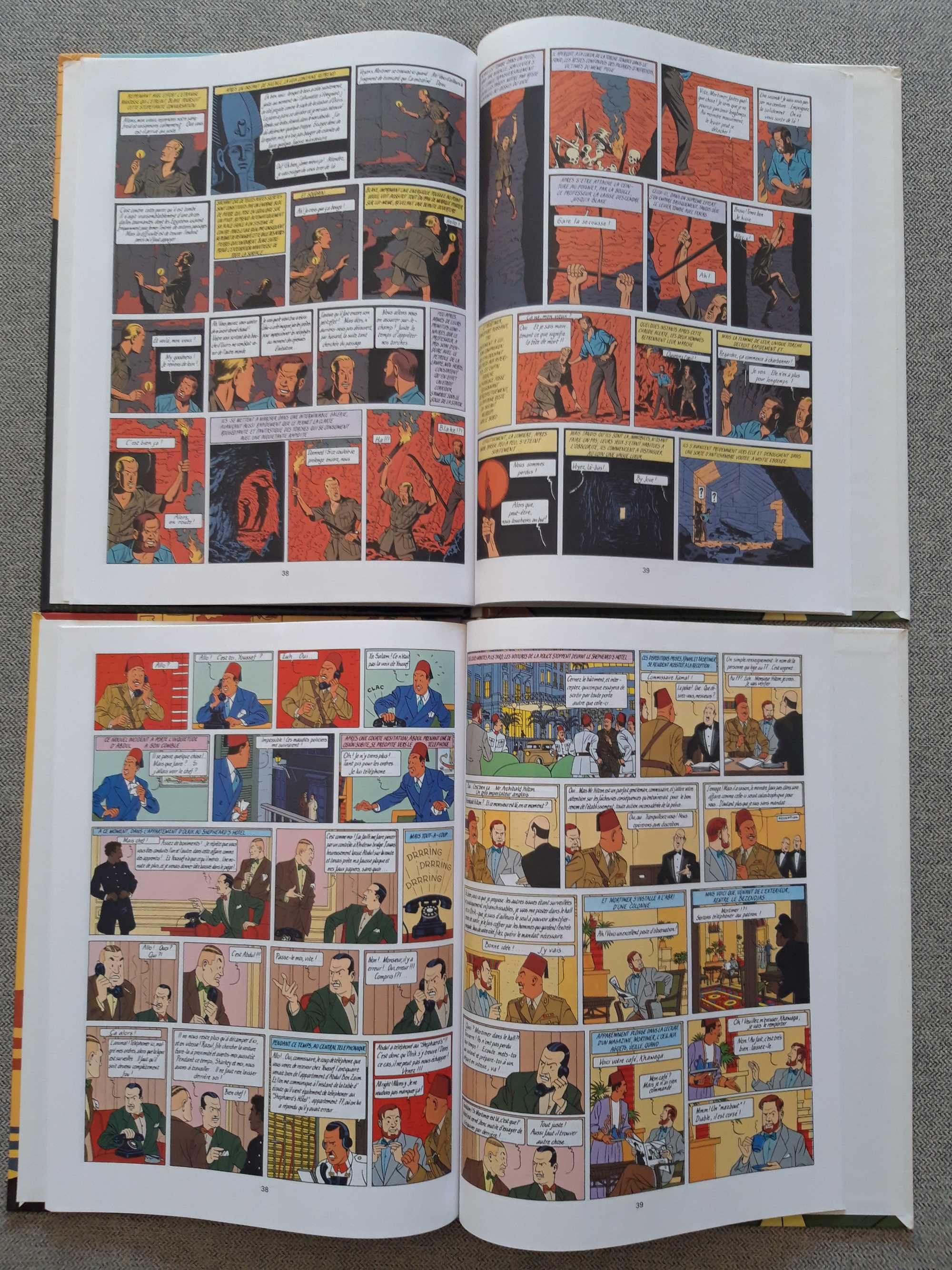 Conjunto BD Blake e Mortimer "Le Mystere de la grande pyramide"