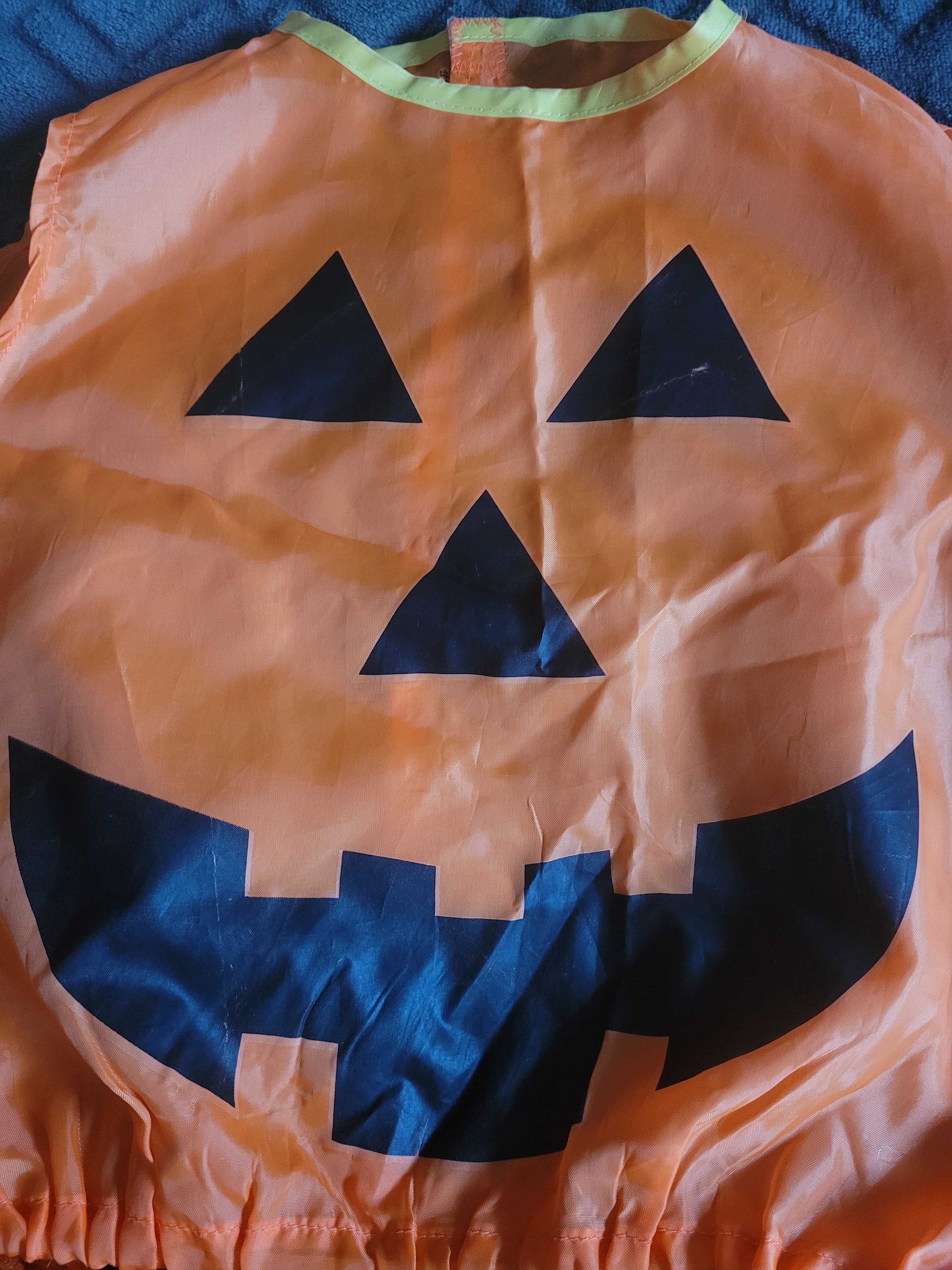 Przebranie dynii, halloween 2-3 latka
