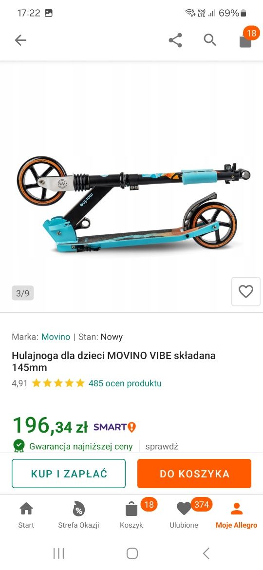 Hulajnoga modivo Vibe miejska