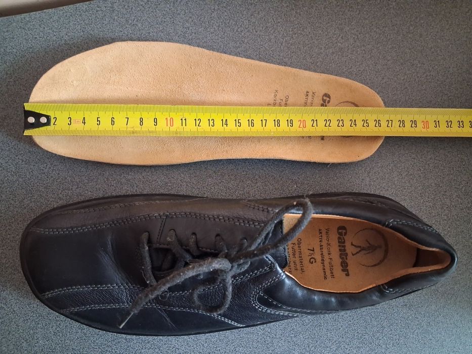 Ganter шкіряні туфлі 40 р.