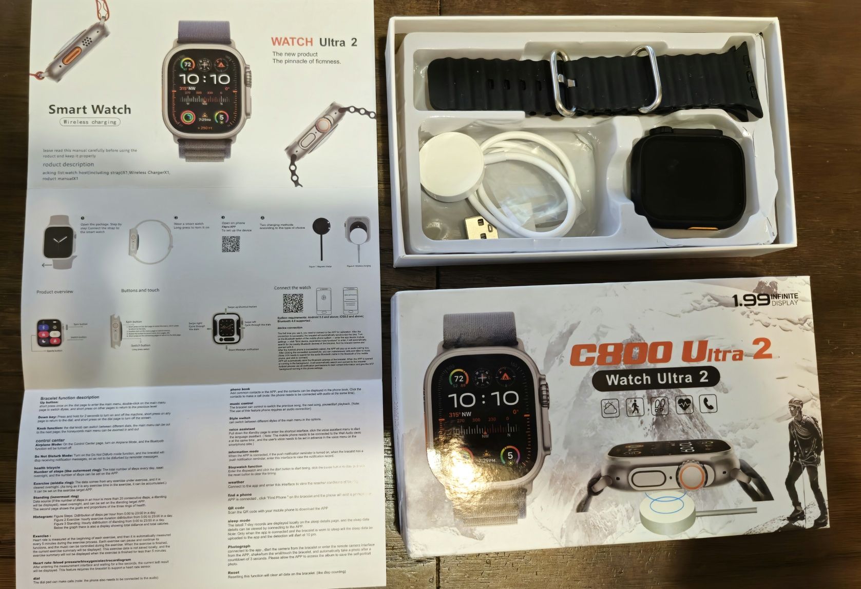 Smartwatch C800 Ultra 2