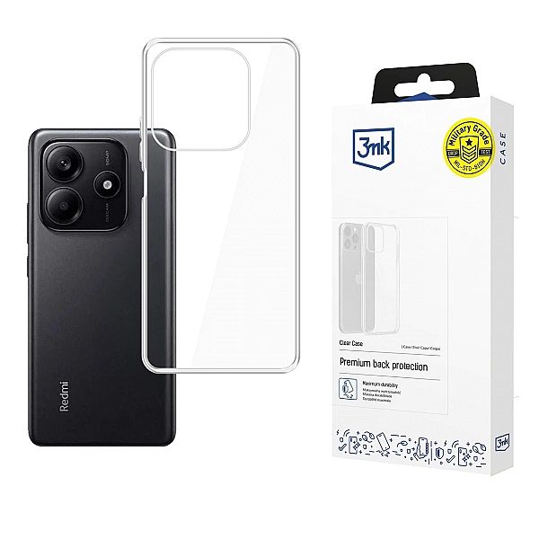 Etui 3mk Clear Case na Xiaomi Redmi Note 14/5G - przezroczyste