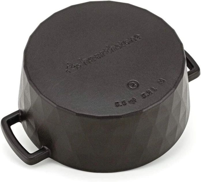 Кастрюля чавунна Hearthstonecookware Cocotte Diamond