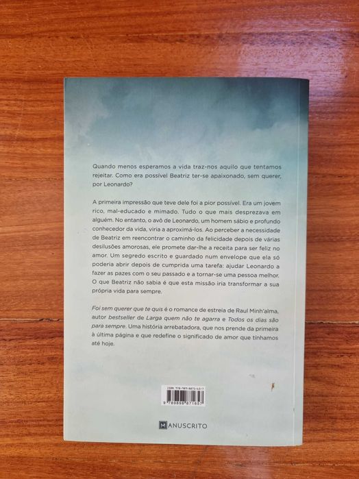 Livro "Foi sem querer que te quis"