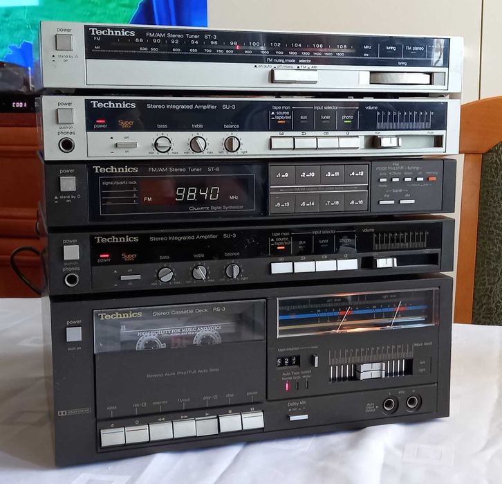 Wzmacniacz i tuner Technics  ST-3  SU-3
