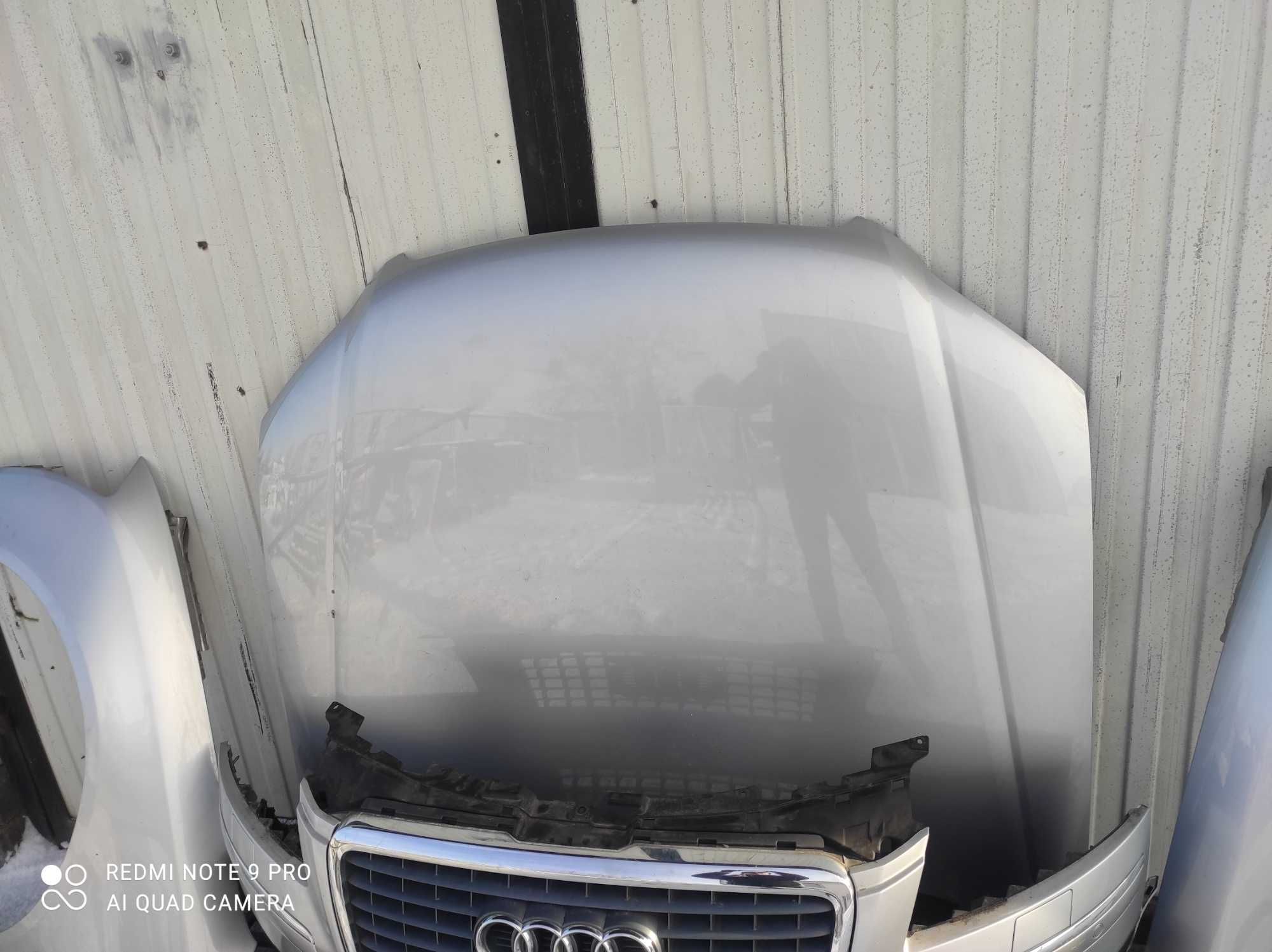 Audi A8 D3 LIFT LA7W maska zderzak Xenon błotnik wzmocnienie