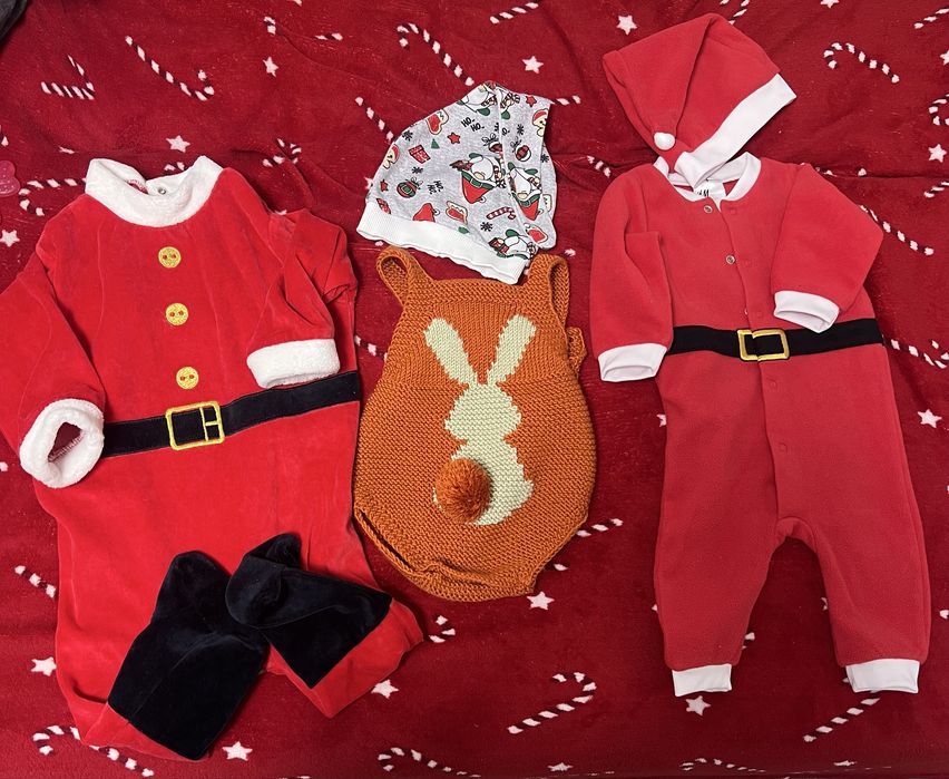Комбинезоны новогодние для новорожденных