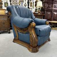 НОВЕ Шкіряне крісло реклайнер кожаное кресло мебель из Голландии