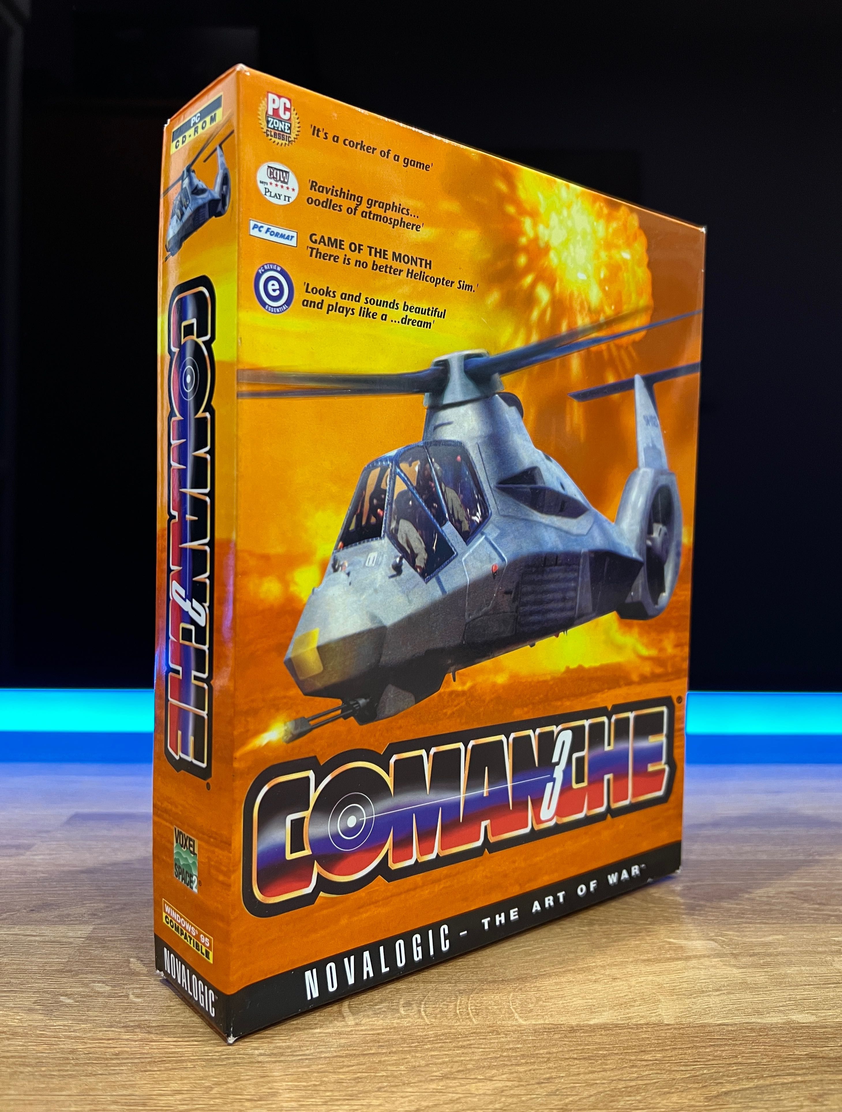 Comanche 3 (PC EN 1997) BIG BOX angielskie premierowe wydanie