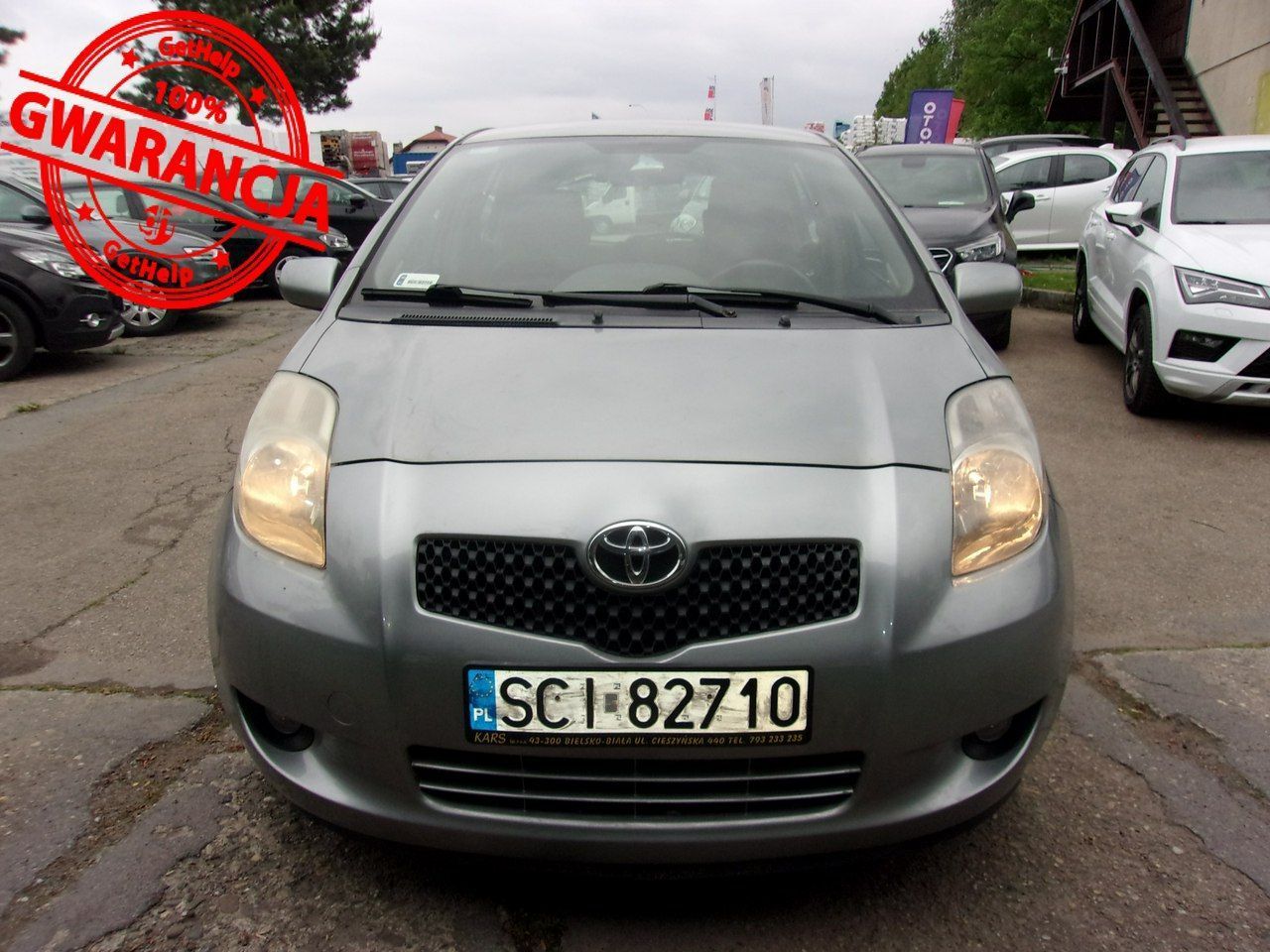 Toyota Yaris Klimatyzacja, ABS, Kierownica wielofunkcyjna, Ele szyby, Ele lusterka