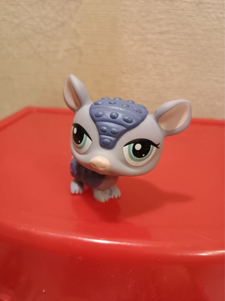 Littlest pet shop pancernik fioletowy armadillo #1454 LPS