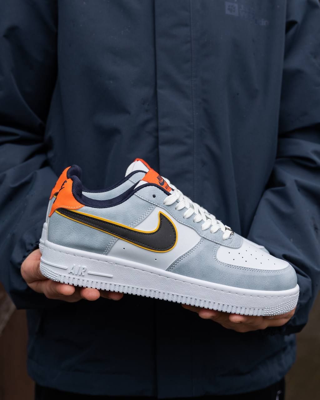 Nike Air Force White Orange Black  , Nike Air Force Black ,Nike Air