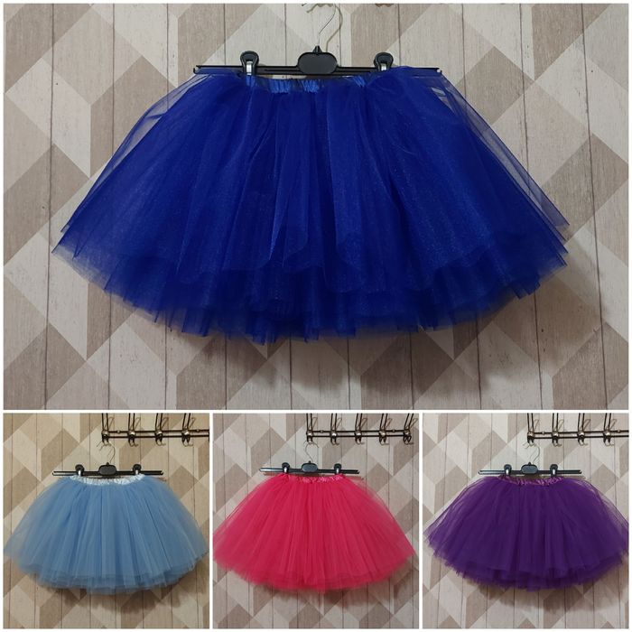 6 слоев| 6 шарів| 98-140р| Фатинова пишна спідниця "Ту-ту"|юбка фатин