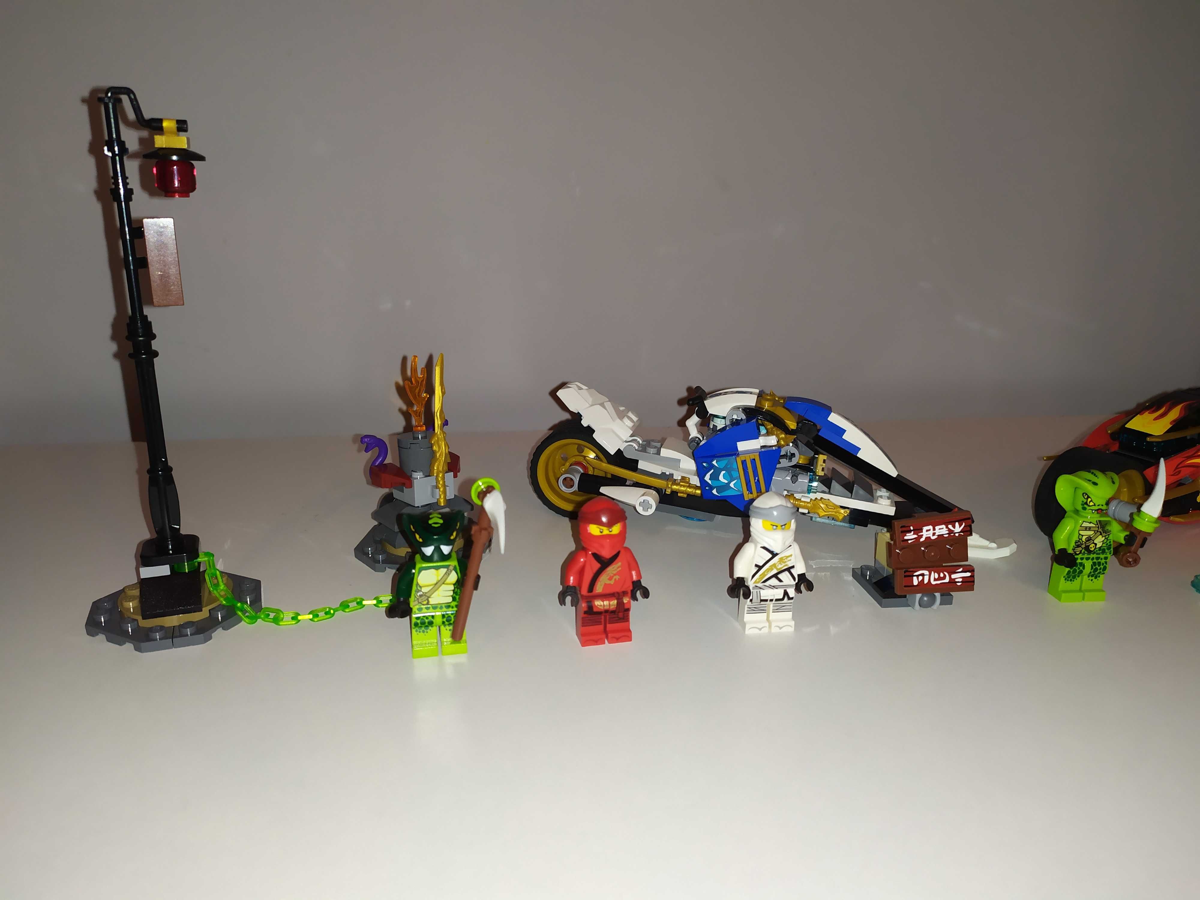 Klocki lego ninjago 70667 Motocykl Kaia i skuter Zane'a komplet